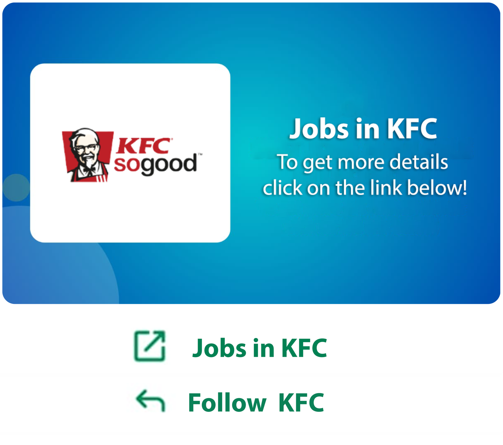 Jobs in KFC