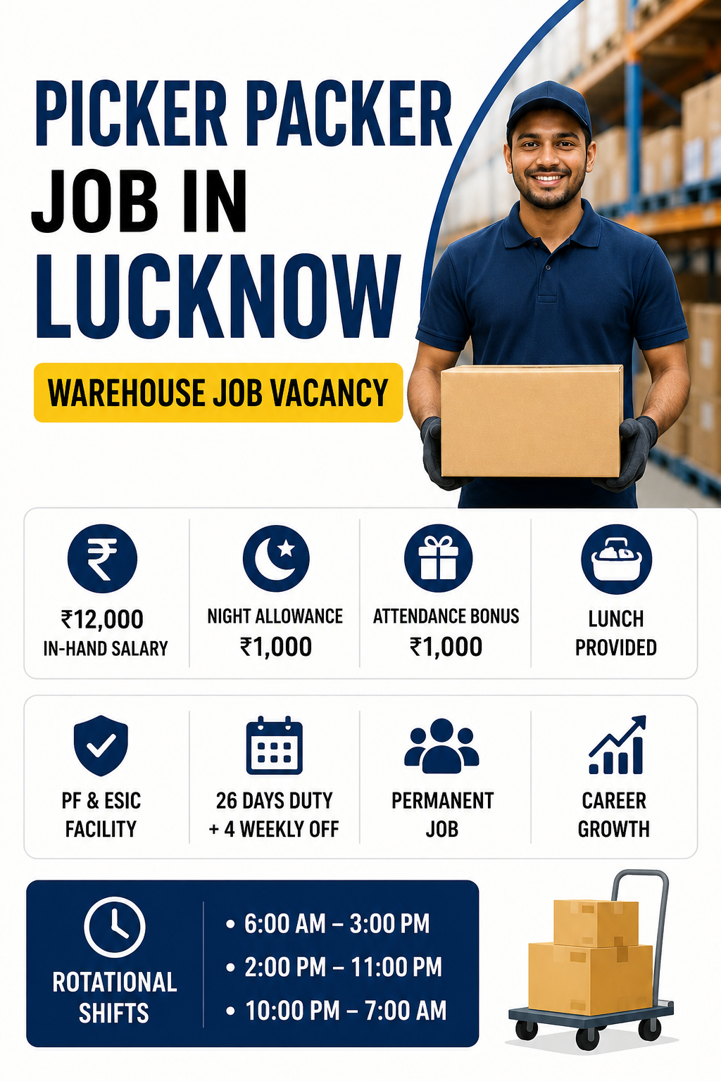 Picker packer job in Lucknow 1 Picker Packer Job in Lucknow