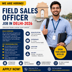 Field Sales Officer Job in Delhi-2026