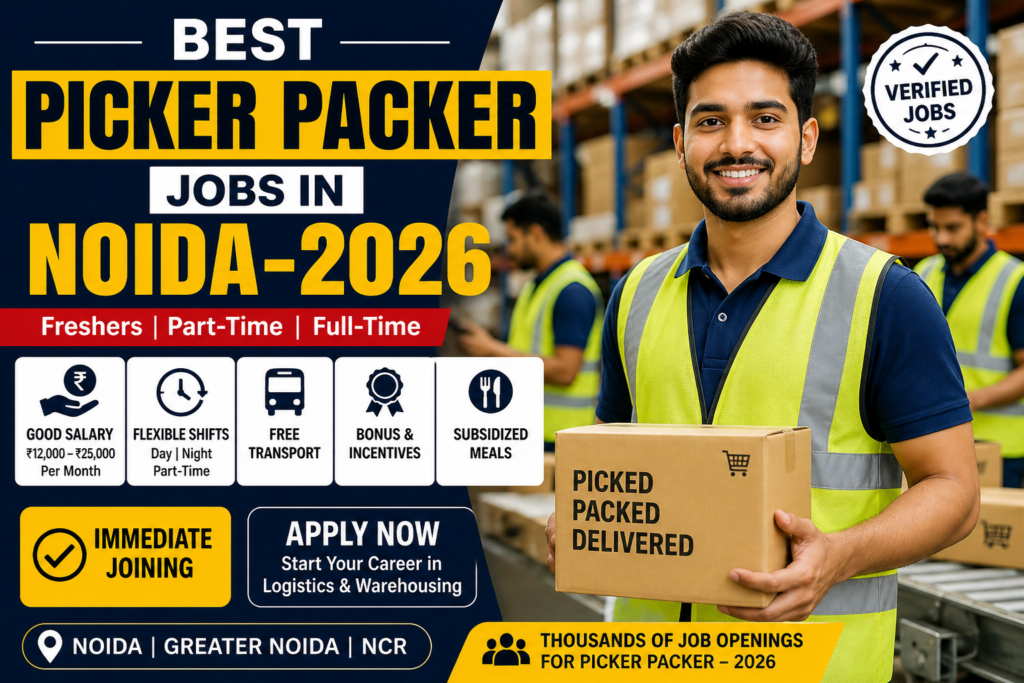 Best Picker Packer Jobs in Noida-2026