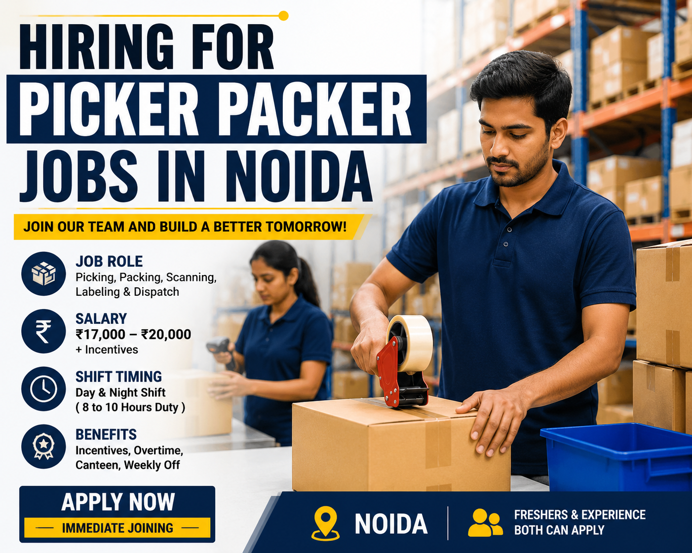  Picker Packer Job in Noida