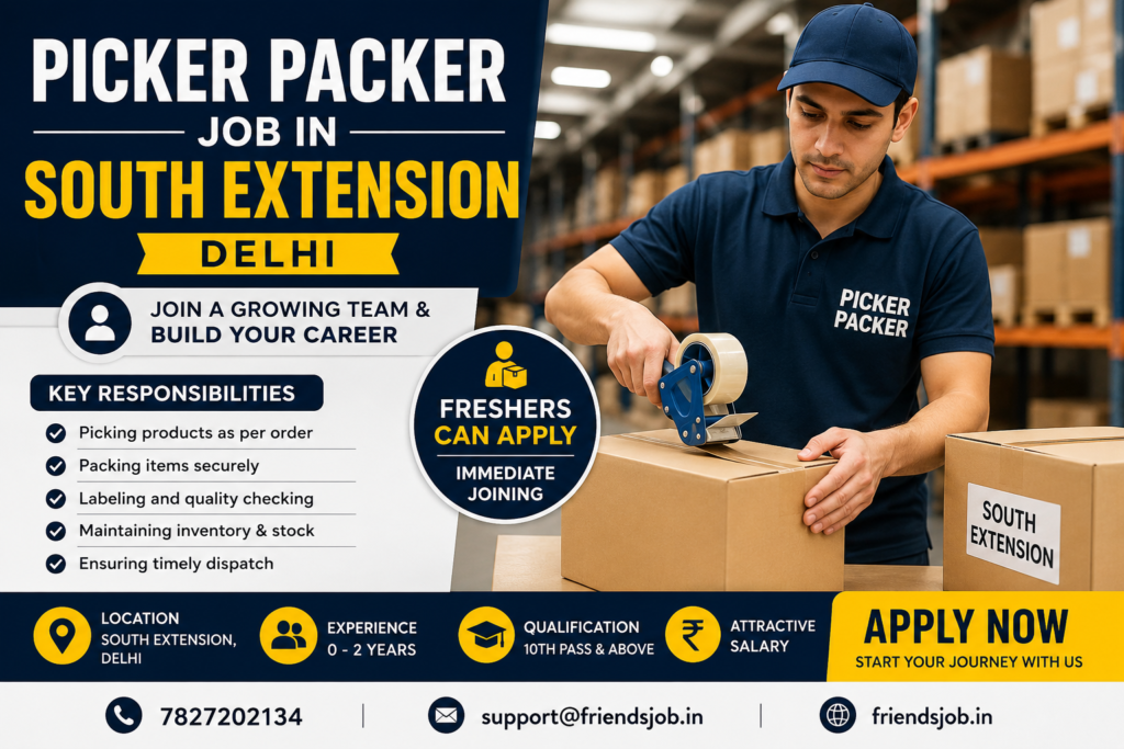 Picker Packer Job in South Extension 1 Picker Packer Job in South Extension