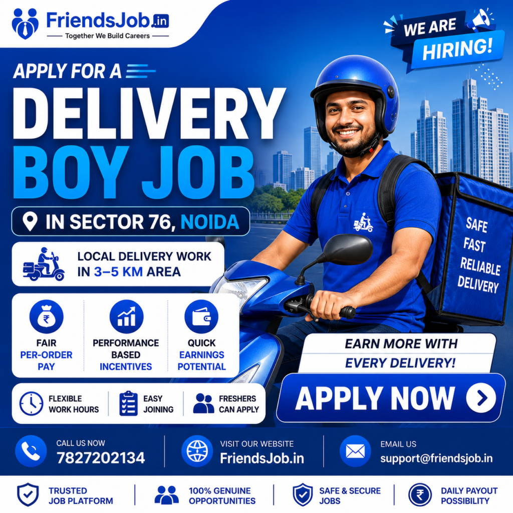 Delivery Boy Job in Sector 93 Noida 1 Delivery Boy Job in Sector 93 Noida