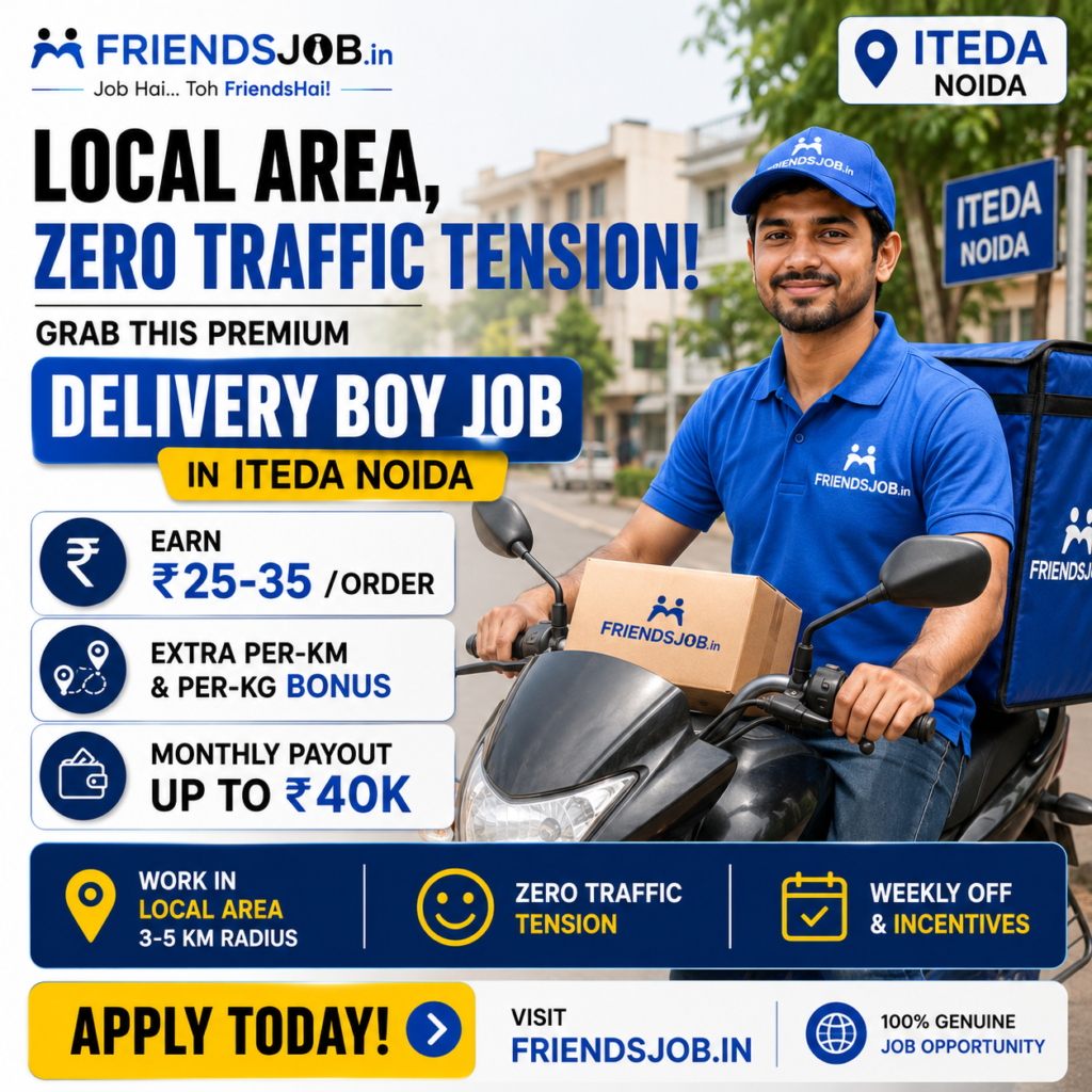 Delivery boy Job in Sector 53 Noida